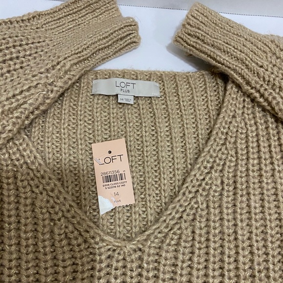 Ann Taylor Loft Plus V-Neck Sweater - Picture 6 of 10